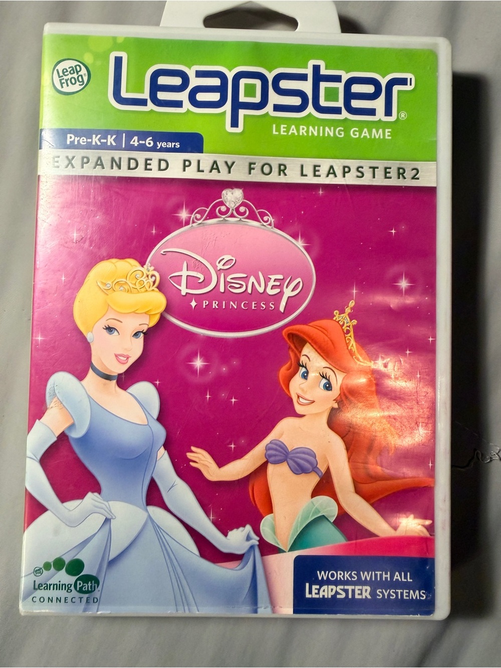 Disney Princess Leapster 2 Leap Frog 4-6 Years Pre-K-K Enchanted Learning Manual